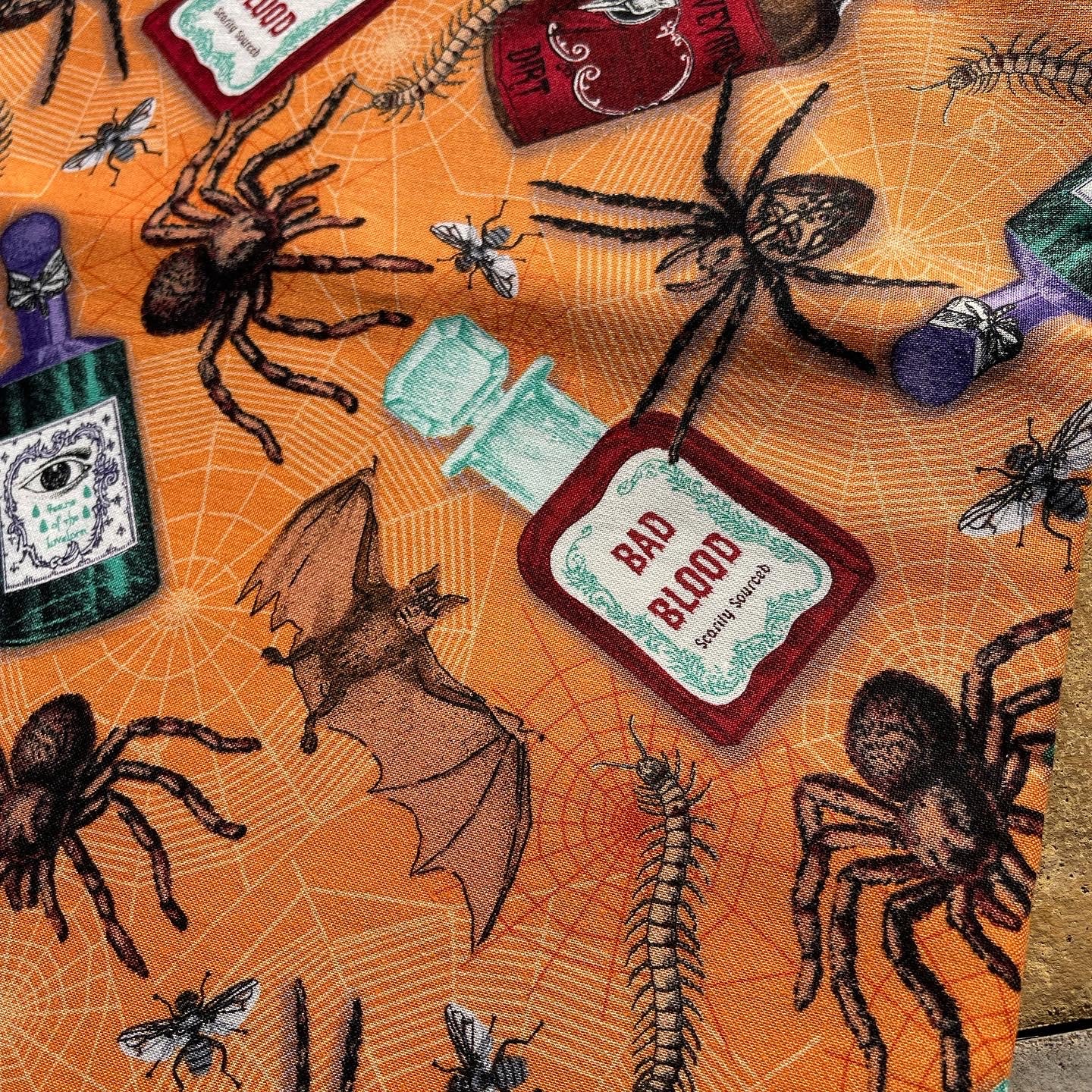 Orange Spider Bandana