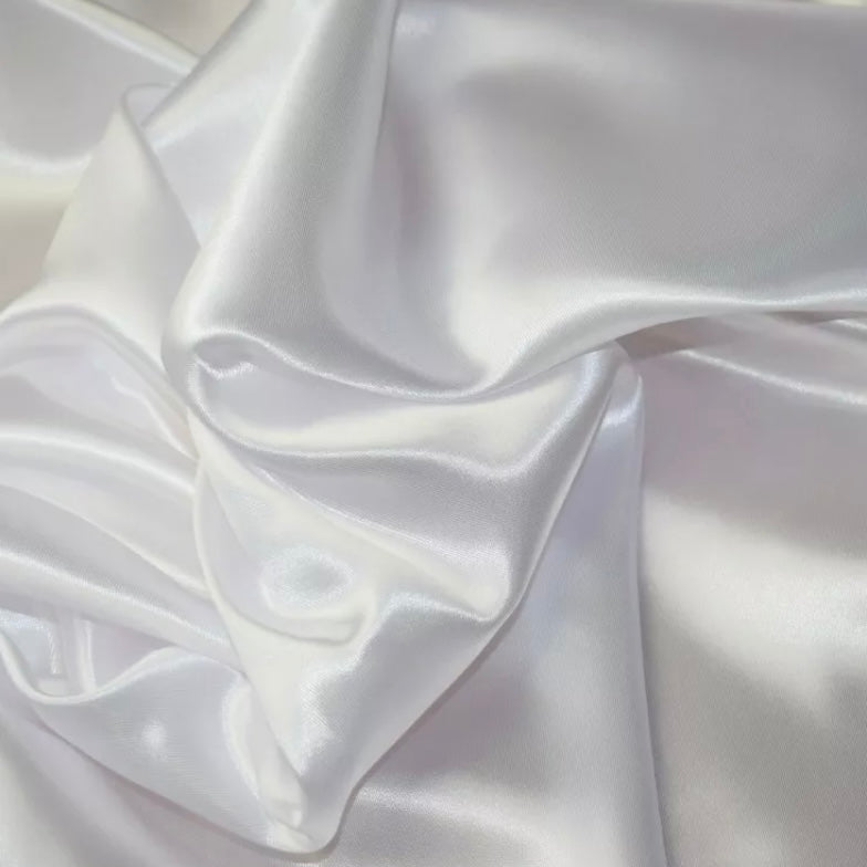 White Football Ribbon SATIN Bow-Tie