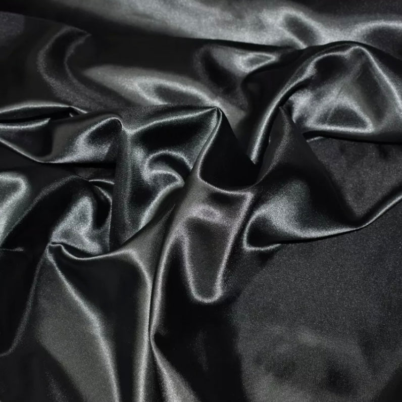 Black SATIN Bow-Tie