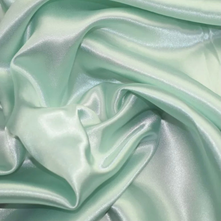 Pale Duckegg SATIN Hair Bow