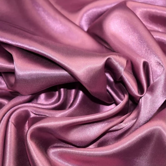 Aubergine SATIN Hair Bow