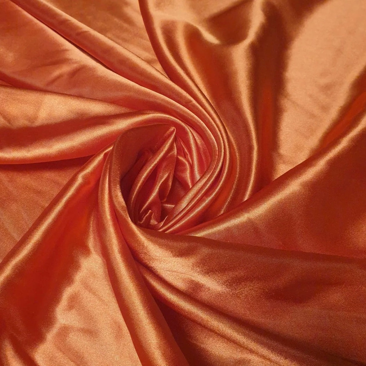 Orange SATIN Hair Bow