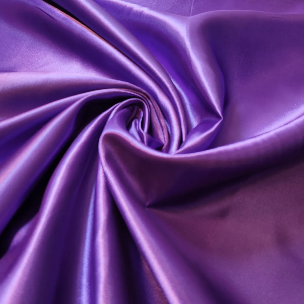 Deep Purple SATIN Hair Bow