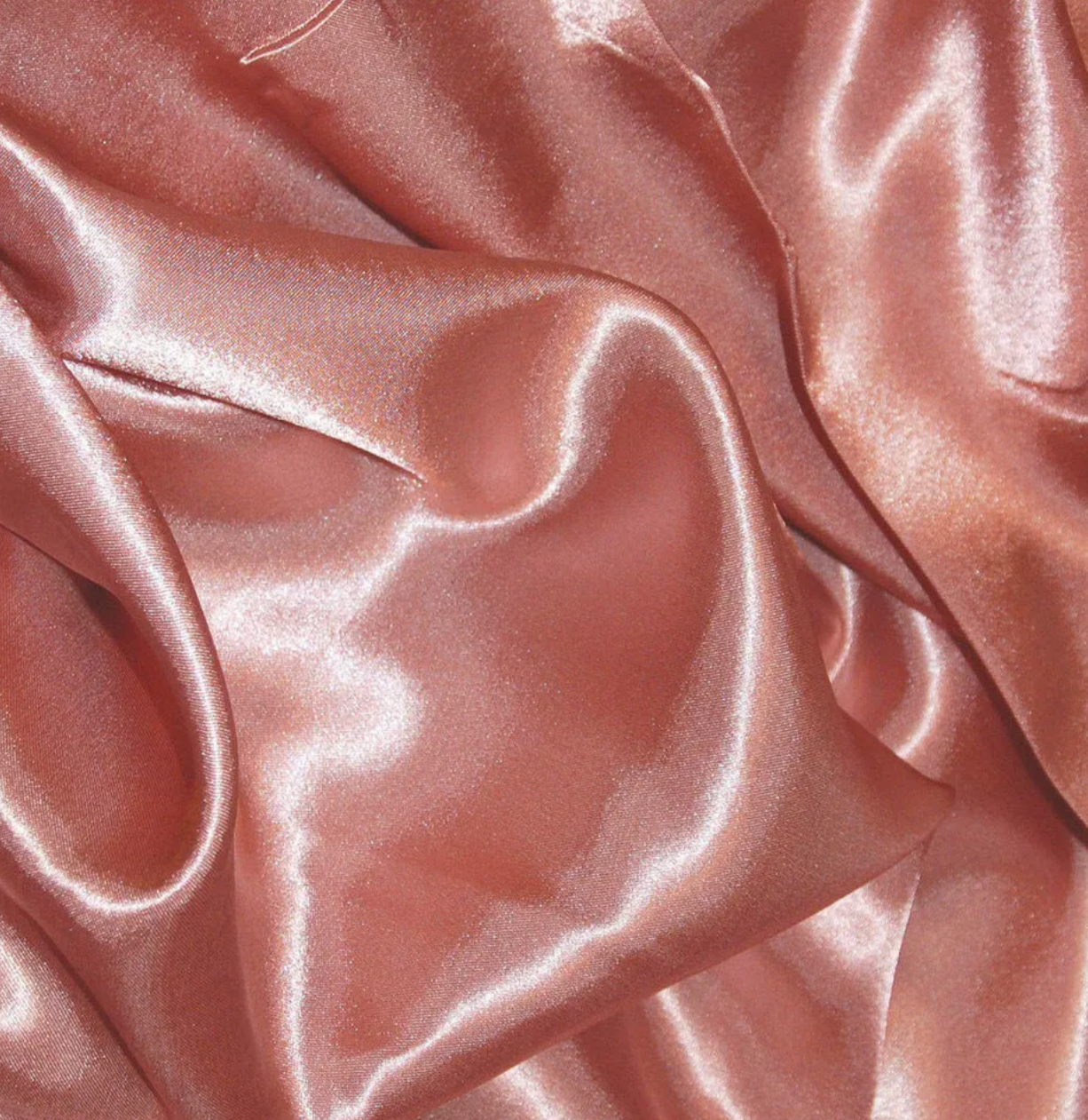 Dusty Pink SATIN Hair Bow