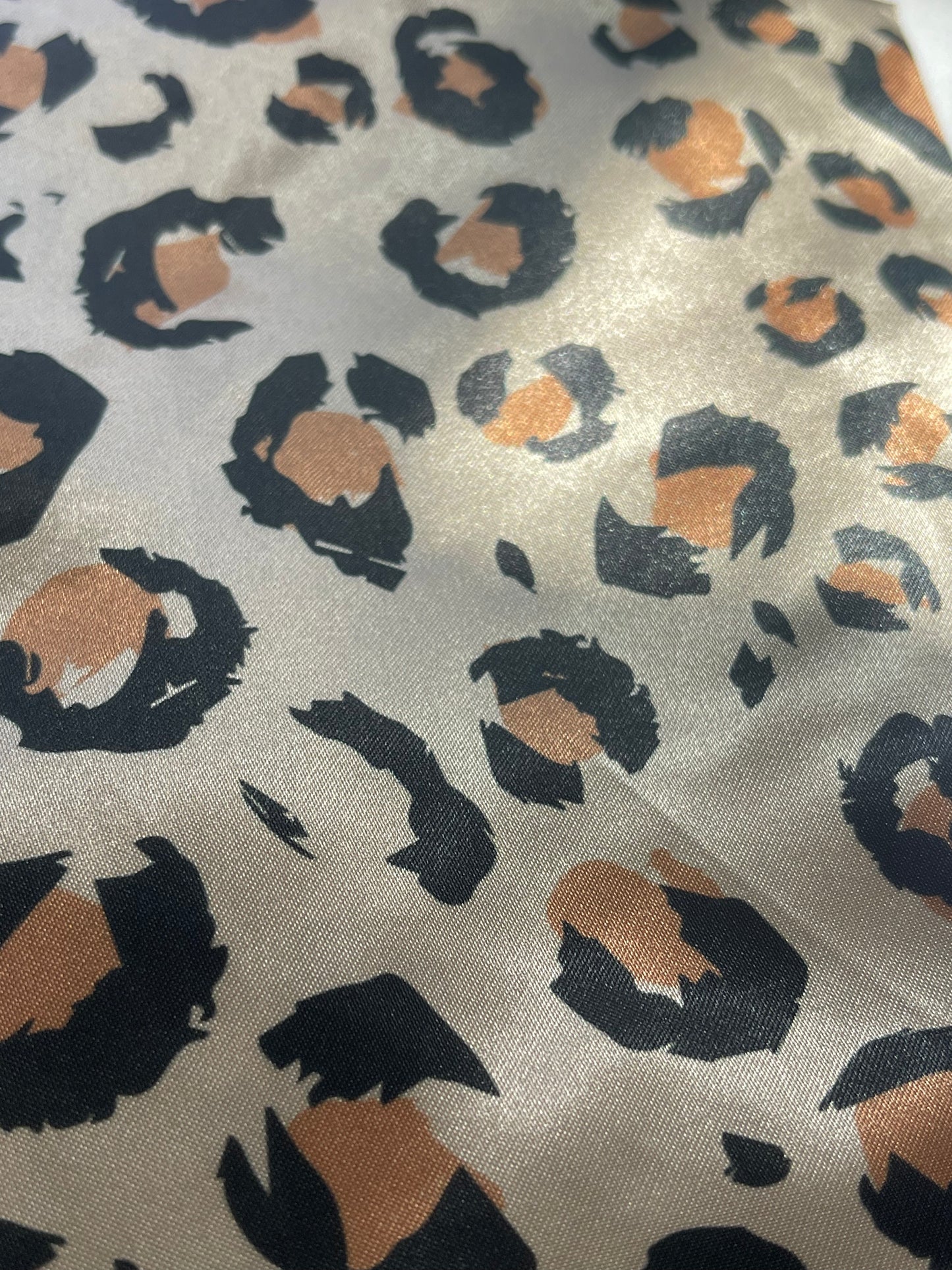 Leopard SATIN Bow-Tie