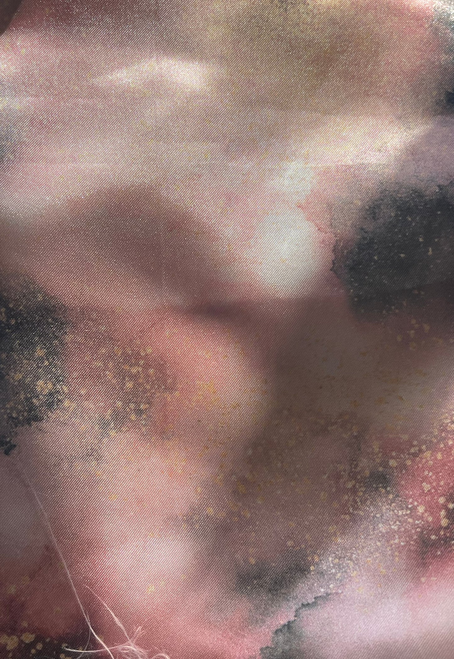 Pink Fleck SATIN Bow-Tie