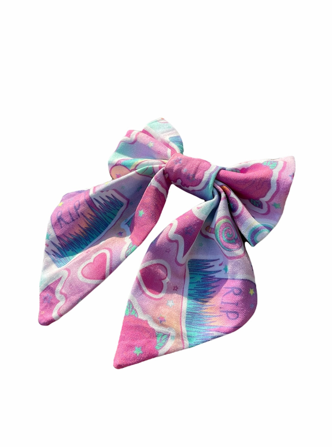 Gothic Pink Bow-Tie