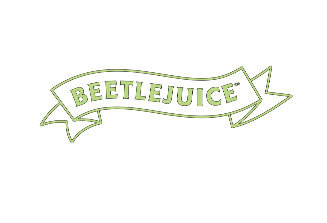 beetlejuice banner glow in the dark- Vinyl Bandana Add On