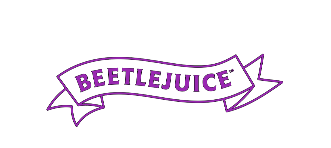 beetlejuice banner purple- Vinyl Bandana Add On
