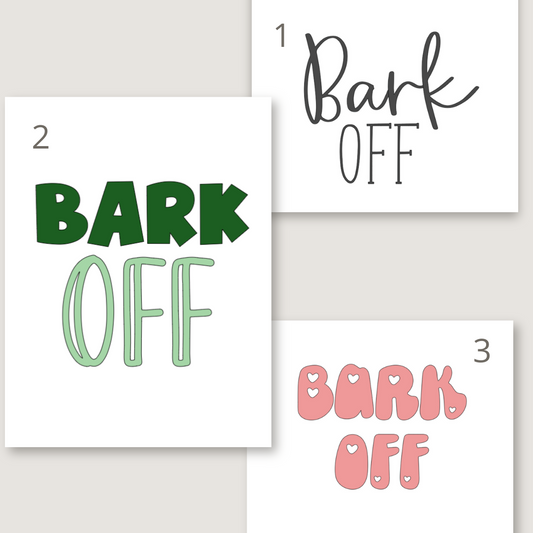 Bark Off - Vinyl Bandana Add On