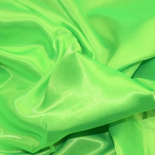 Lime SATIN Hair Bow