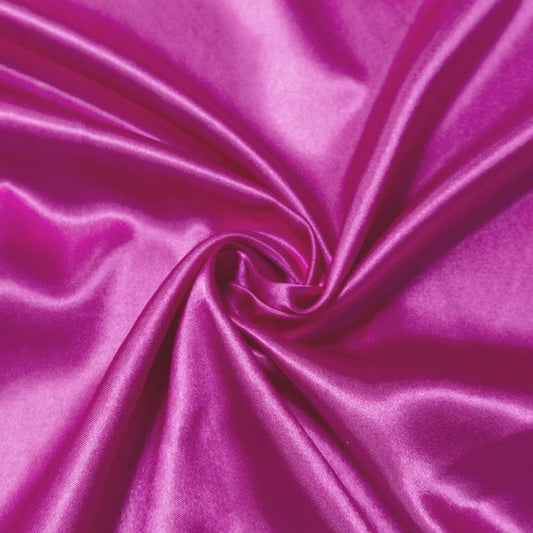 Cerise SATIN Hair Bow