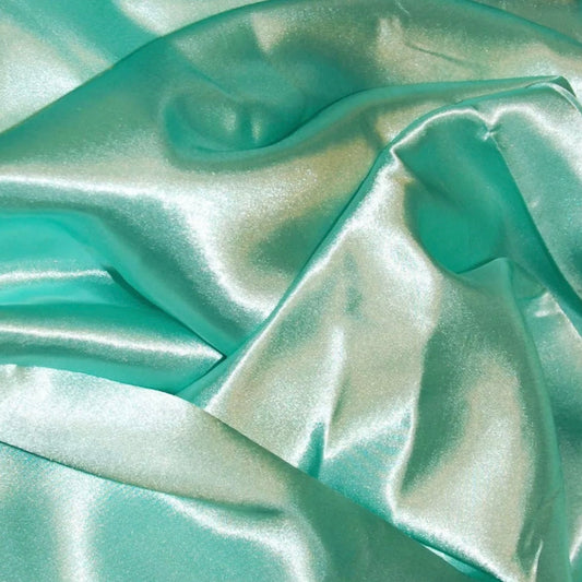 Mint SATIN Hair Bow