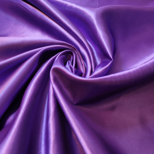 Deep Purple SATIN Hair Bow