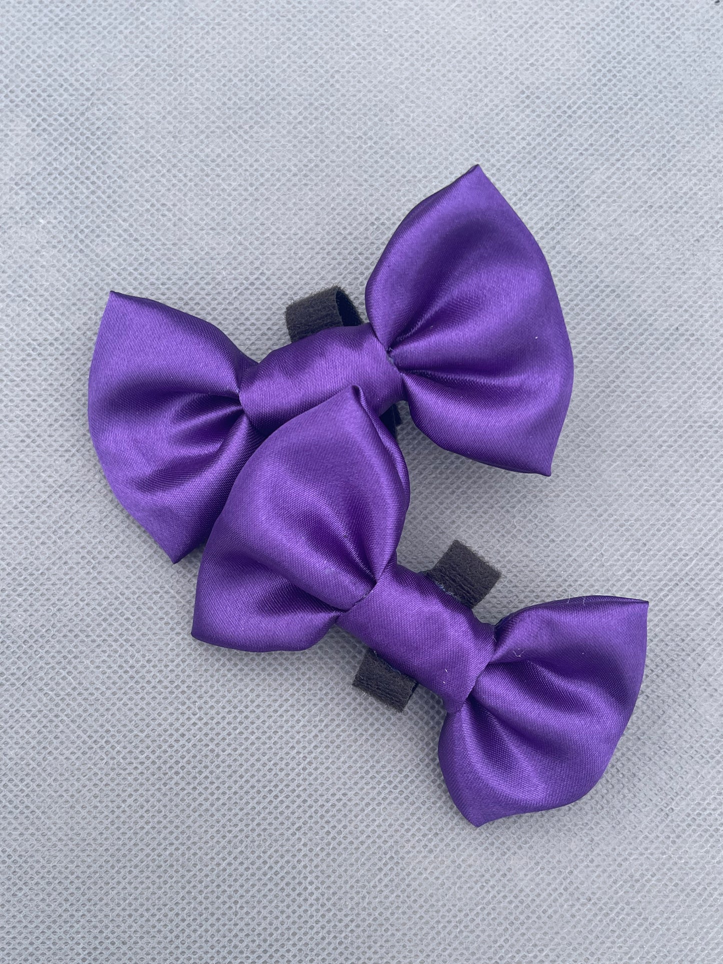 Deep Purple SATIN Bow-Tie