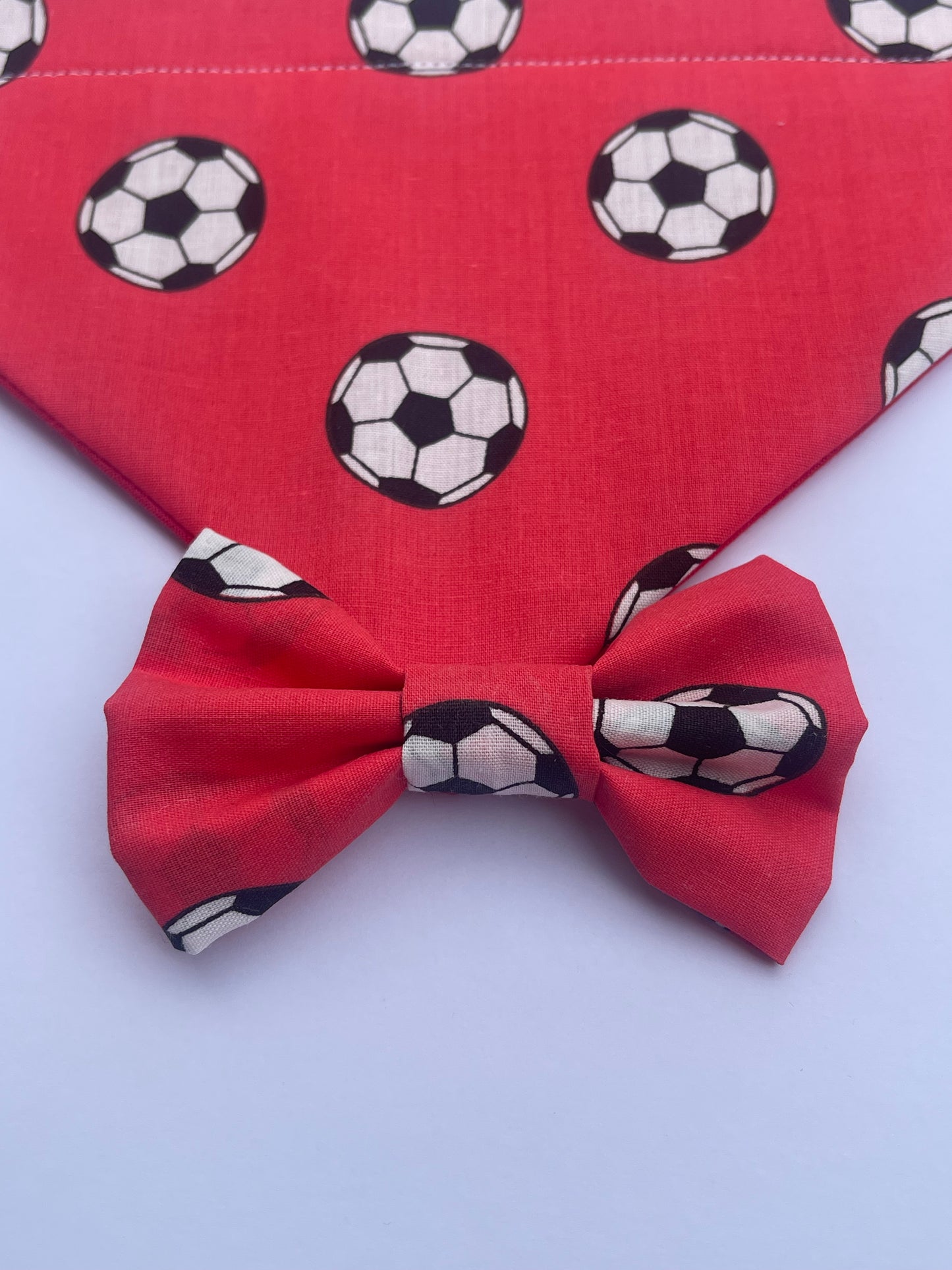 Red Football Bow-Tie