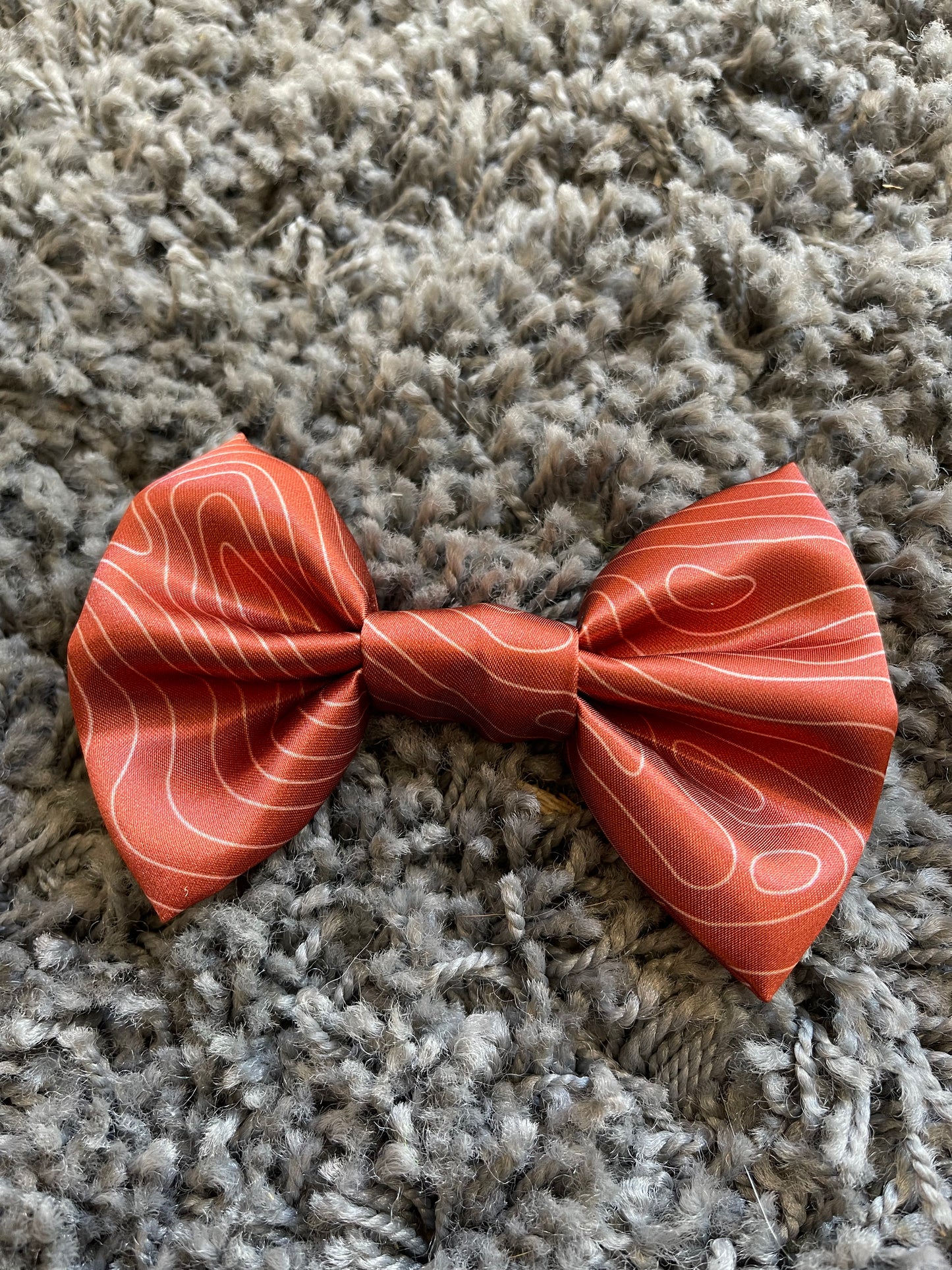 SATIN rust Bow-Tie