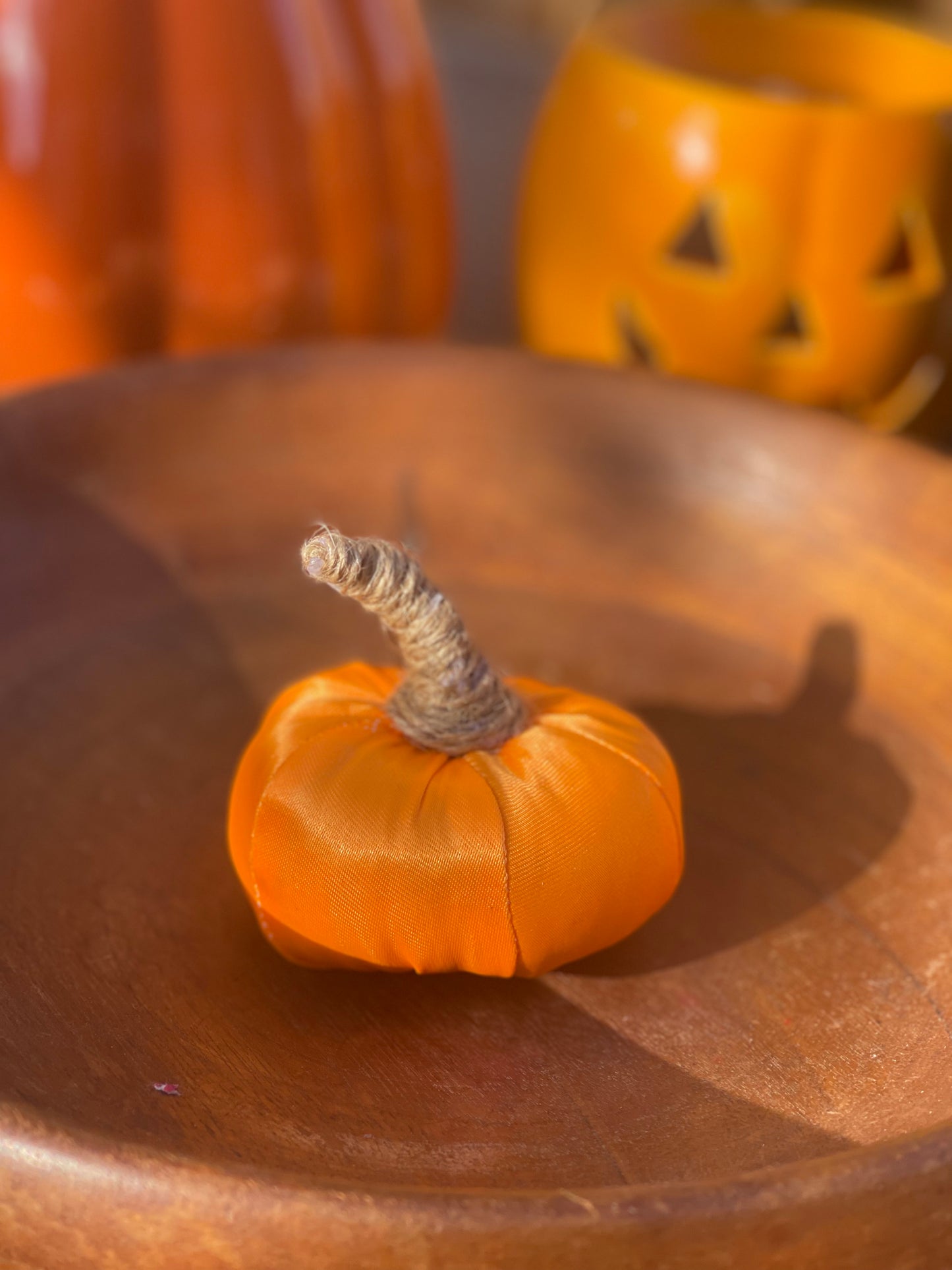 Satin Orange Pumpkin - Homeware