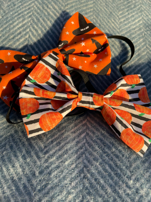 Stripe pumpkin Bow-Tie