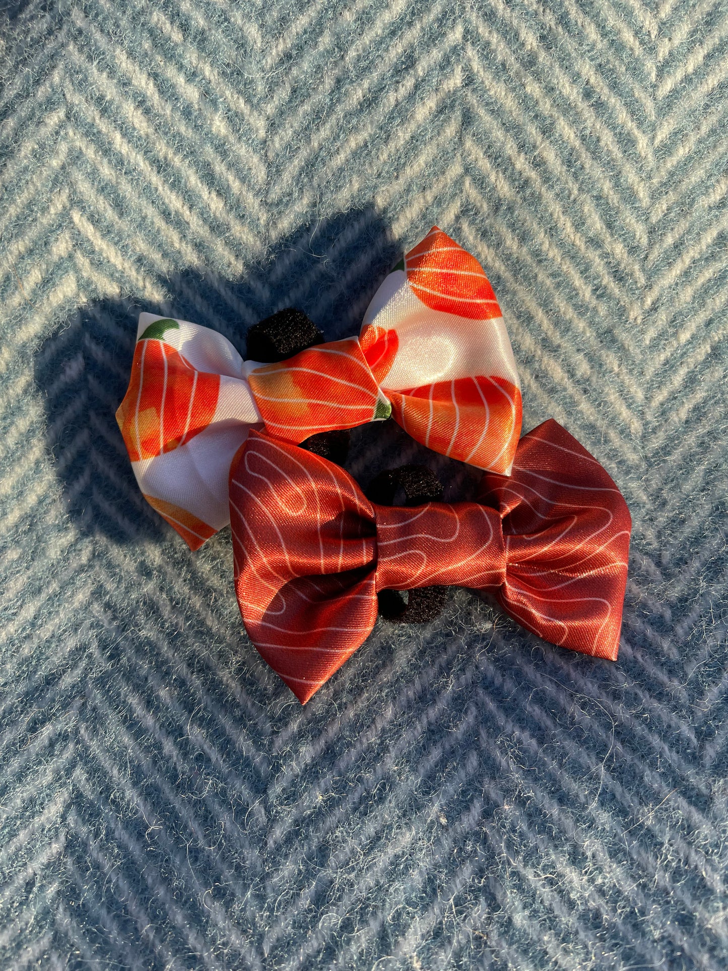 Rust SATIN Bow-Tie