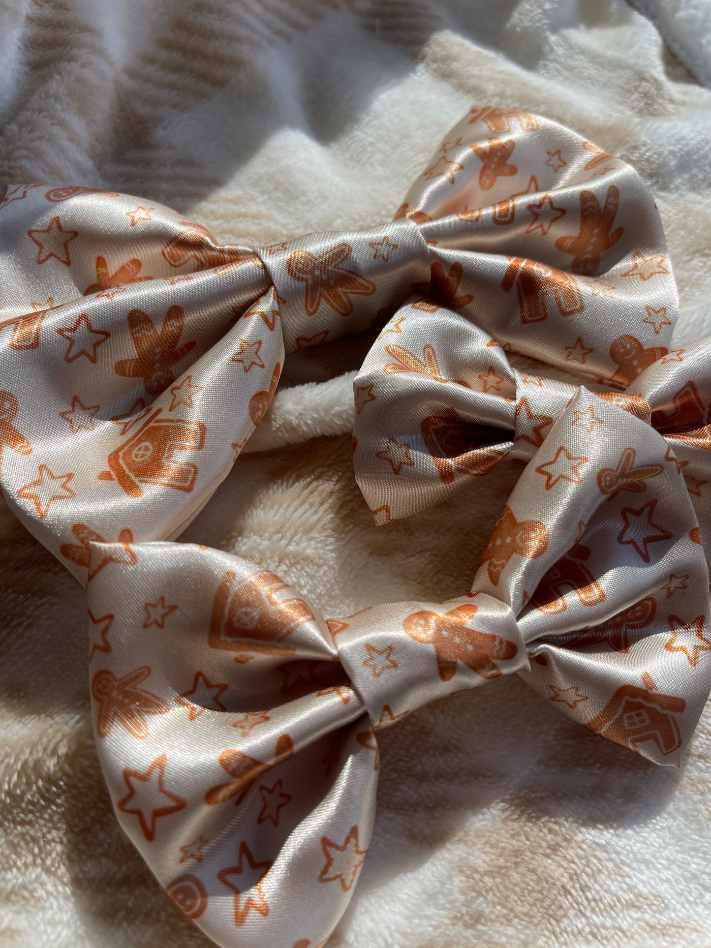 Gingerbread SATIN Bow-Tie