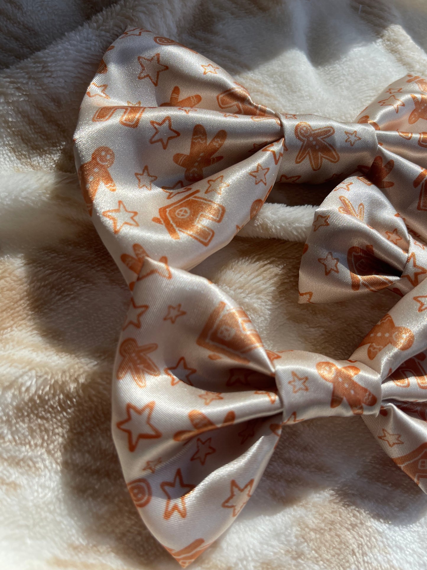 Gingerbread SATIN Bow-Tie