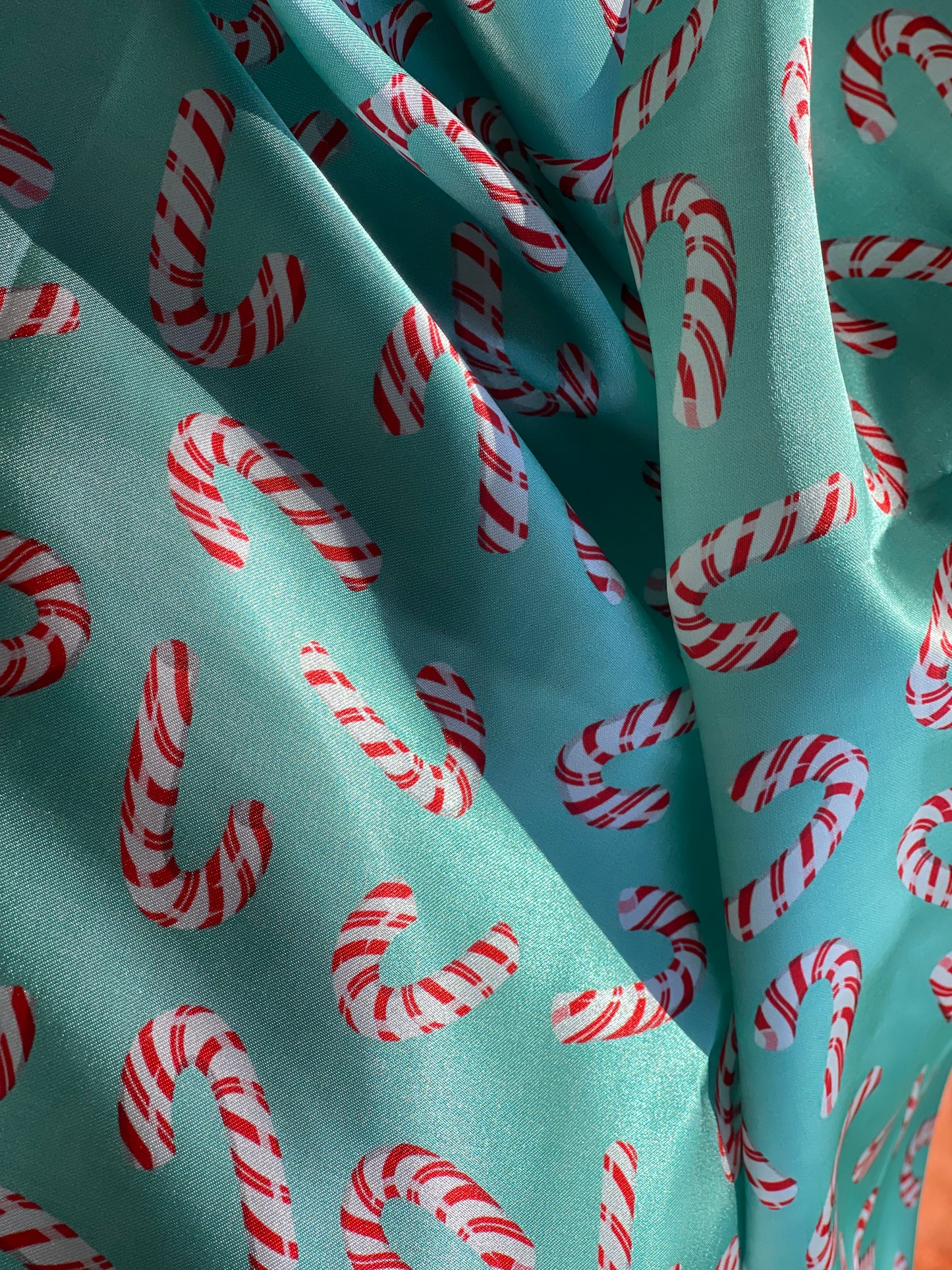 Candy Cane SATIN Bow-Tie