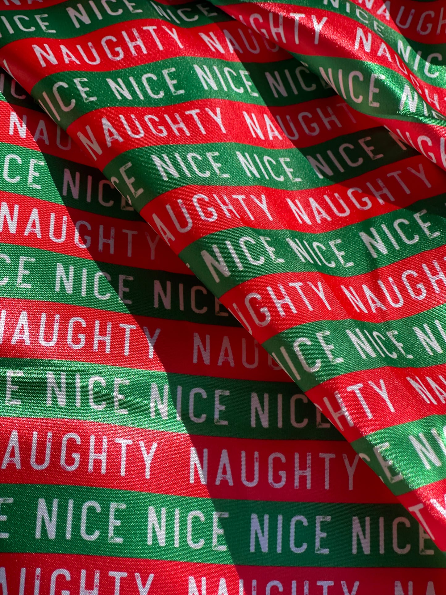 Naughty or Nice SATIN Bow-Tie