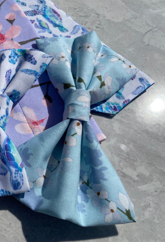 Blue blossom Bow-Tie